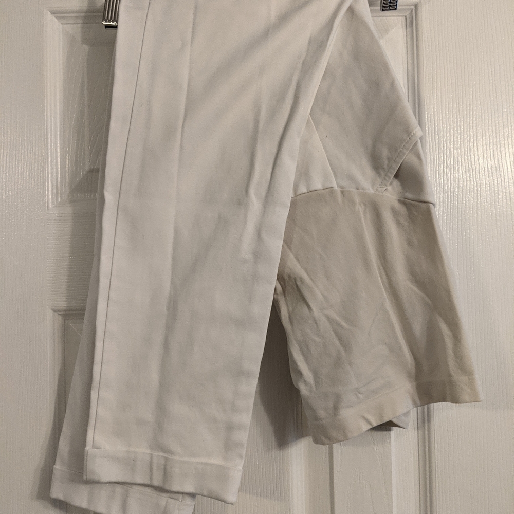 Sz S Motherhood Maternity white slacks